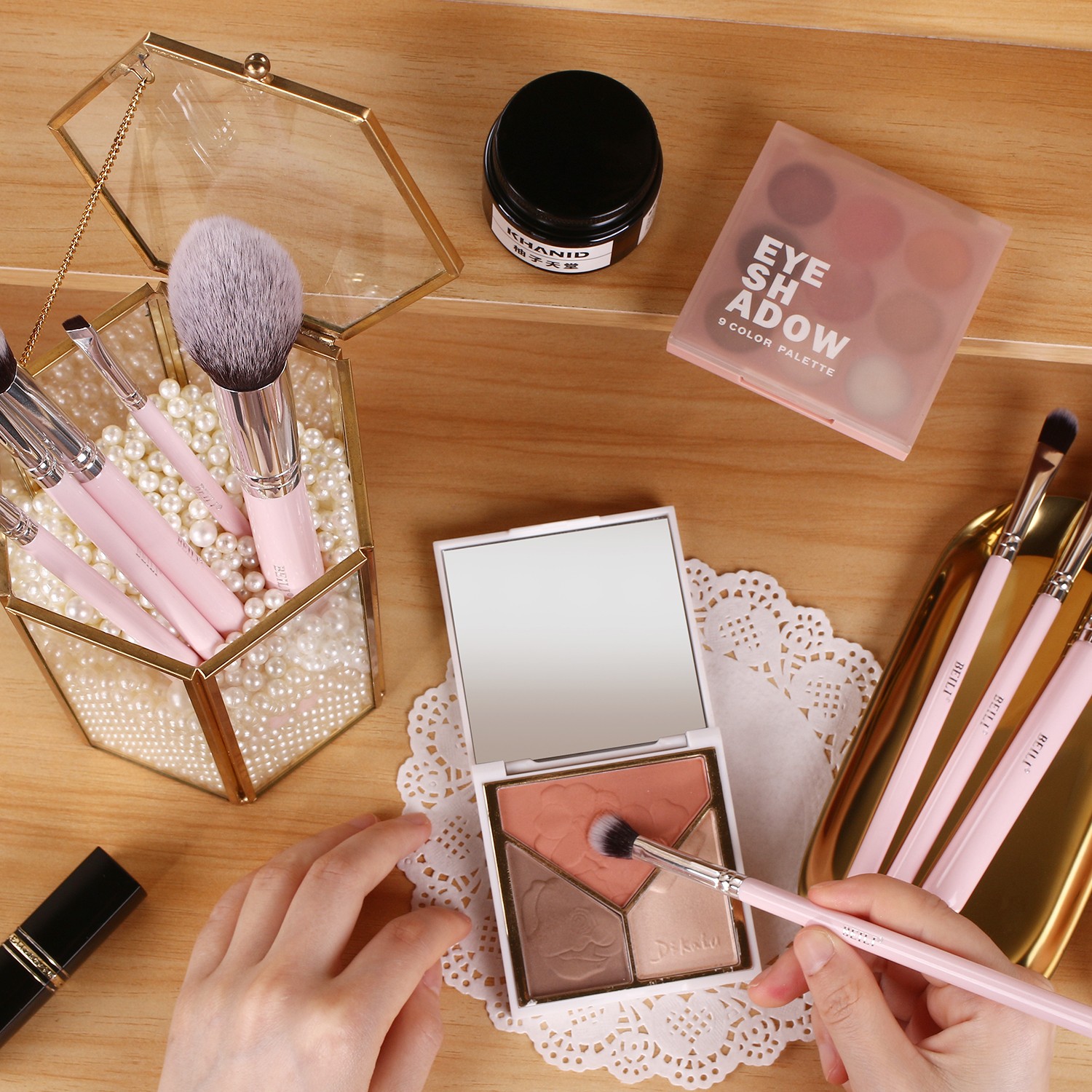 brushes makeup set