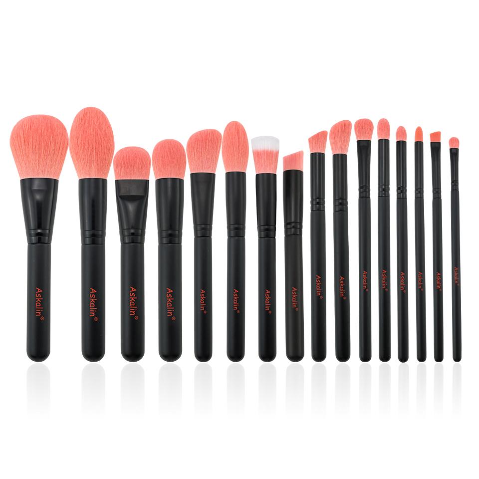 16pcs synthetic hair makeup brush set