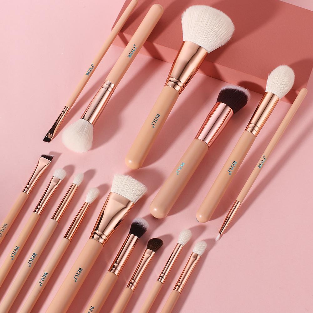 pink Pro make up brushes